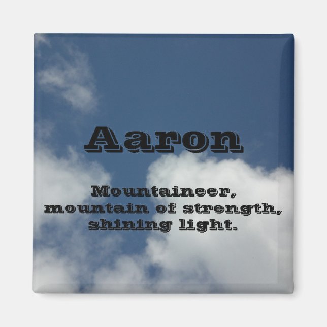 Aaron Magnet (Framsidan)
