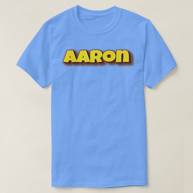 Aaron My Namn är Aaron 3 T Shirt (Design framsida)