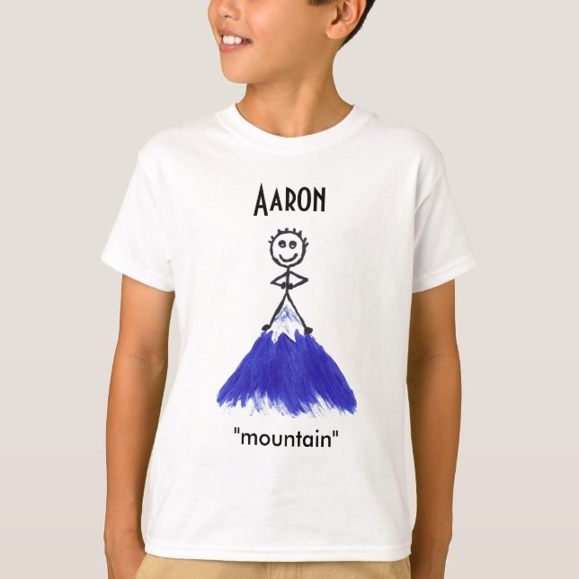 Aaron namn betydelse t-shirt (Framsida)