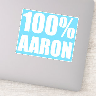 Aaron namn klistermärken