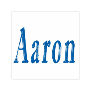 Aaron Namn Logotyp Självfärgande Stämpel