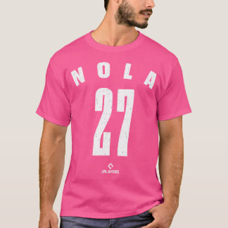 Aaron Nola 27 Mlbpa Philadelphia Baseball Major Le T Shirt