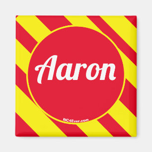 Aaron Red/Gult Magnet