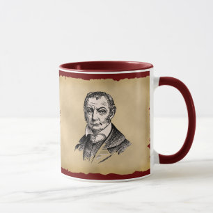 Aaron skorrar kaffemuggen mugg