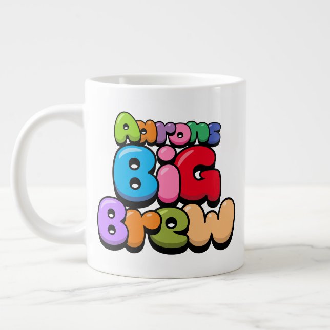 Aarons Big Brew Giant Coffee Mugg Jumbo Mugg (Vänster)
