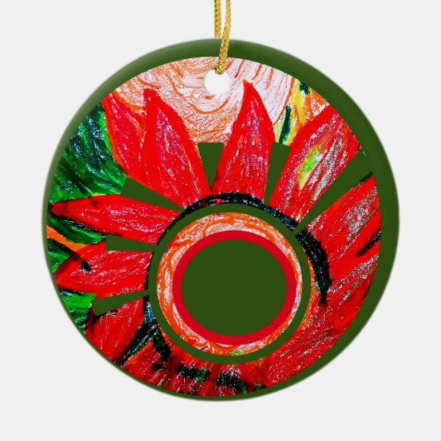 Aaron's Julgransprydnad Keramik (Framsidan)