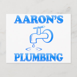 Aaron's Plumwing Vykort