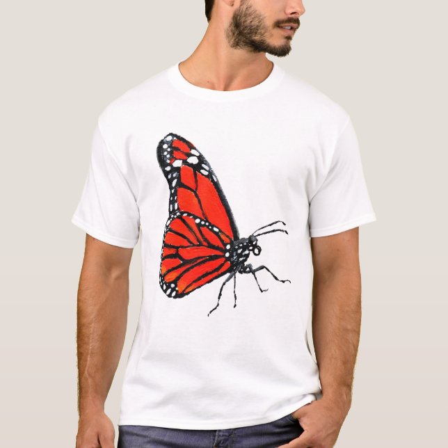 Aart Paediatric Monarch Butterfly T Shirt (Framsida)