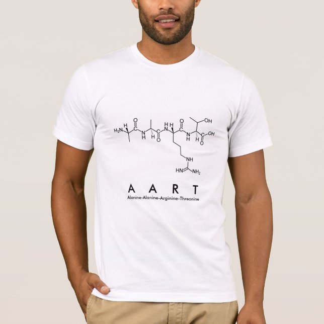 Aart peptide namn shirt t (Framsida)