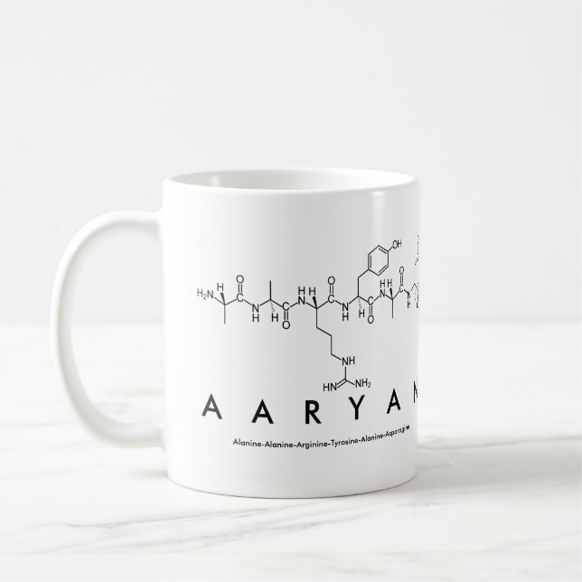 Aaryan peptide namn mugg (Vänster)