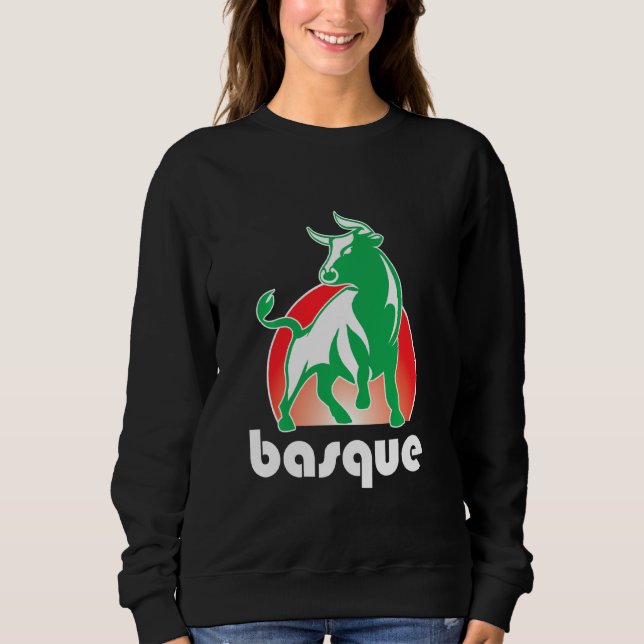 Aatxe Baskien Bulls baskiska Pride T Shirt (Framsida)