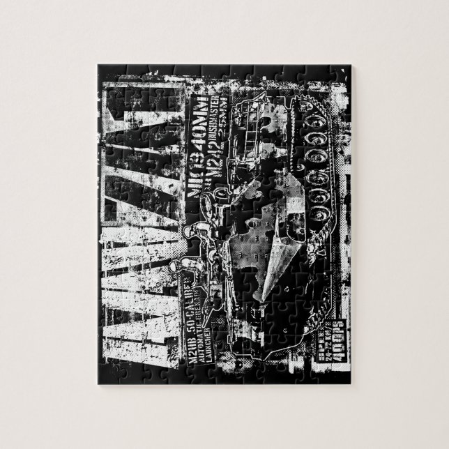 AAV-7A1 Jigszle Puzzle Puzzle Pussel (Vertikal)