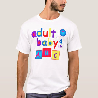 AB-/Adultbaby för ljus design för liv T-shirt