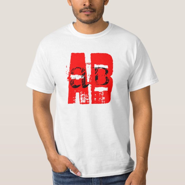 AB- Blood Type Tee Shirt (Framsida)