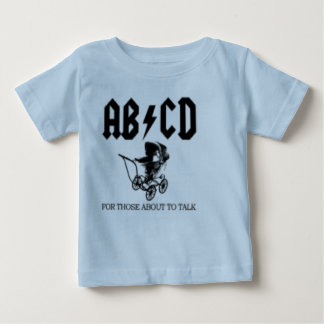 AB/CD-, för de omkring som talar AC-/DCbabyen Tee Shirt