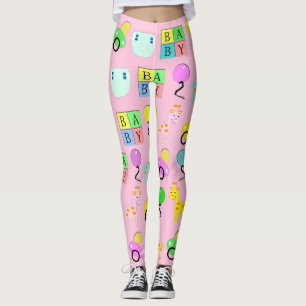 AB-/DLdamasker - All över damasker - liv för bab Leggings