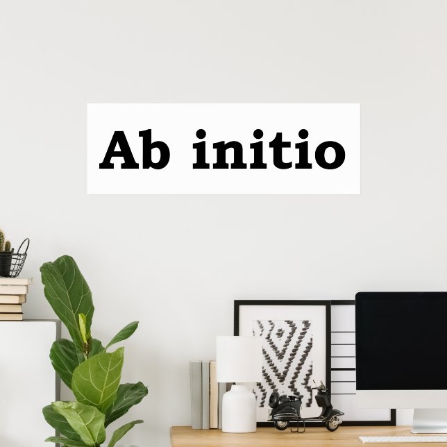 Ab initio poster (Hemmakontoret)