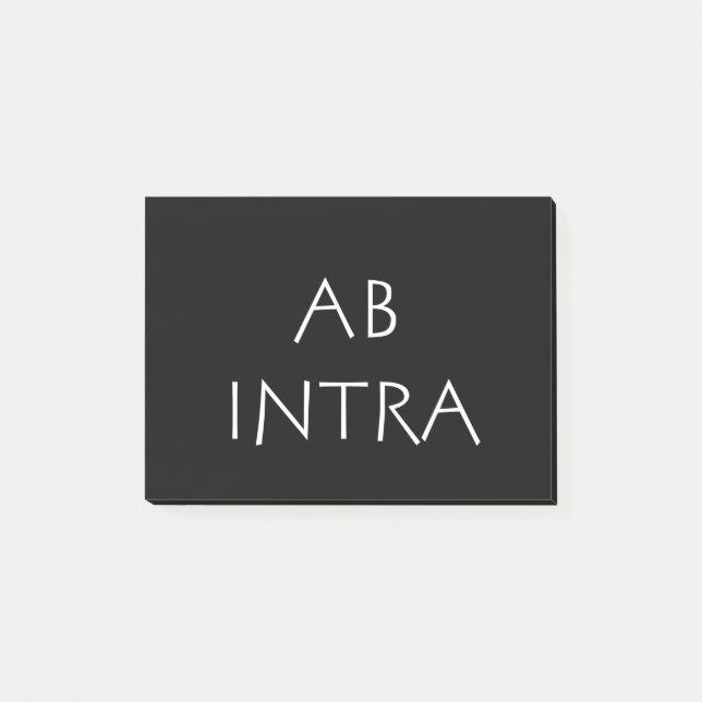 Ab intra post-it block (Framsida)