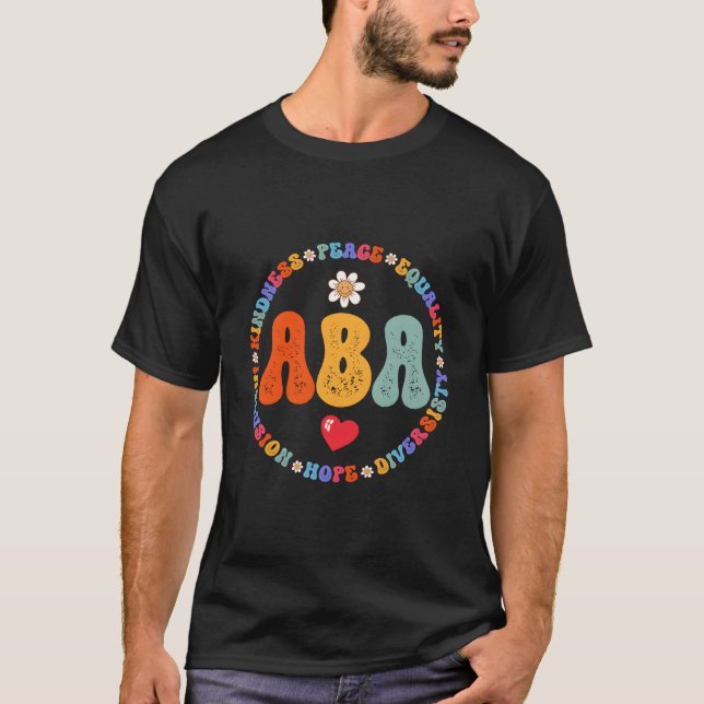 Aba Applied Behavior Analysis Speciallärare Squad  T Shirt (Framsida)