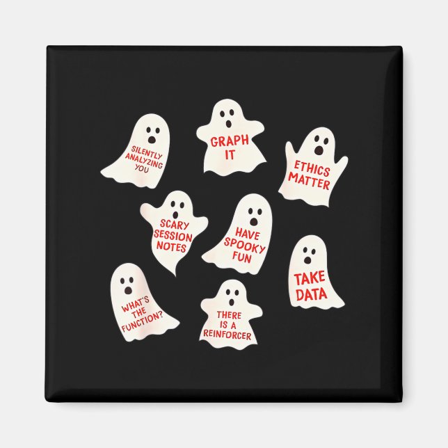 Aba Halloween Behavior Fall Applied Behavior Ysis  Magnet (Framsidan)