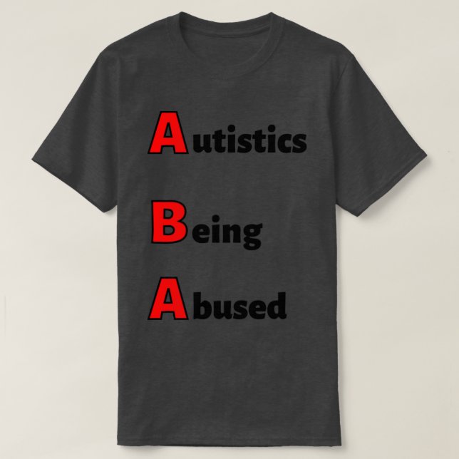 ABA-reklam missbrukas T Shirt (Design framsida)