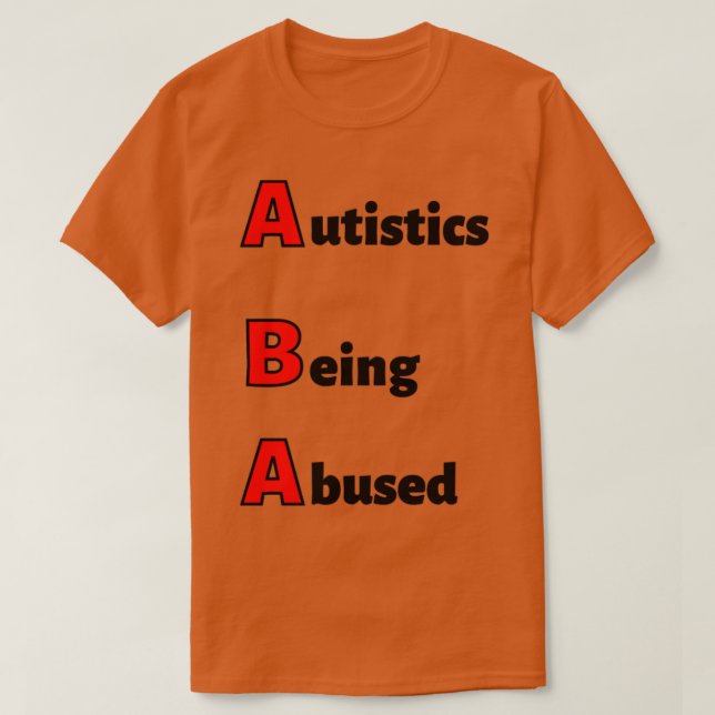 ABA-reklam missbrukas T Shirt (Design framsida)