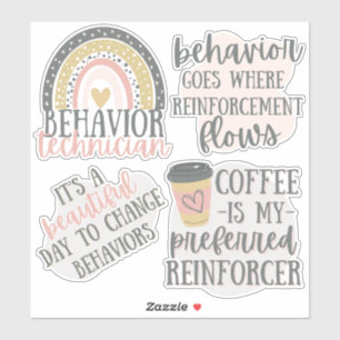 ABA Stickers, Behavior Analyst Gift, Behavior Tech Klistermärken