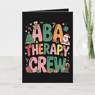 ABA Terapi Crew Jul Pepparkakor Tomte Jul Kort