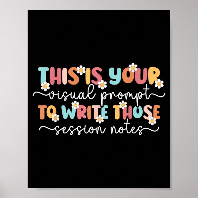 Aba Therapist Aba Therapy Applied Behavior Analysi Poster (Framsidan)