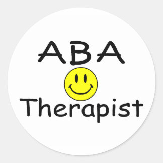 ABA Therapist Runt Klistermärke
