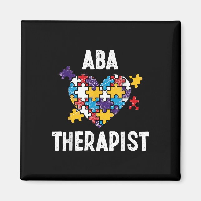 Aba Therapist Training Behavior Analyst Autism Magnet (Framsidan)