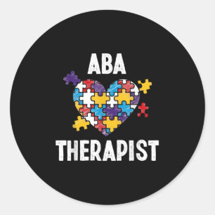Aba Therapist Training Behavior Analyst Autism Runt Klistermärke