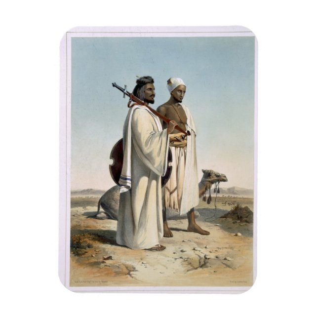 Ababda, Nomads från Östran Thebaid Desert. Magnet (Vertikal)