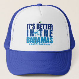 Abaco Bahamas Souvenir Gift: Det är bättre Keps