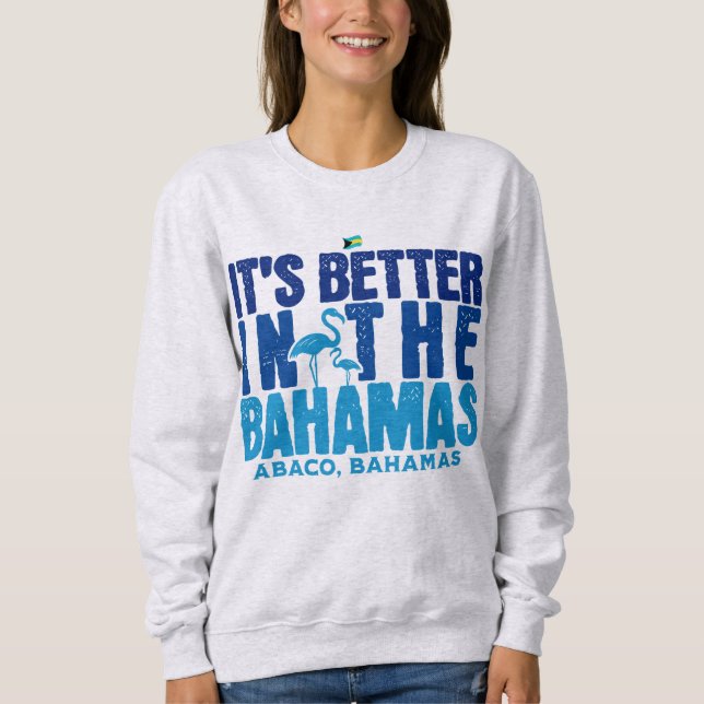 Abaco Bahamas Souvenir Gift: Det är bättre T Shirt (Framsida)