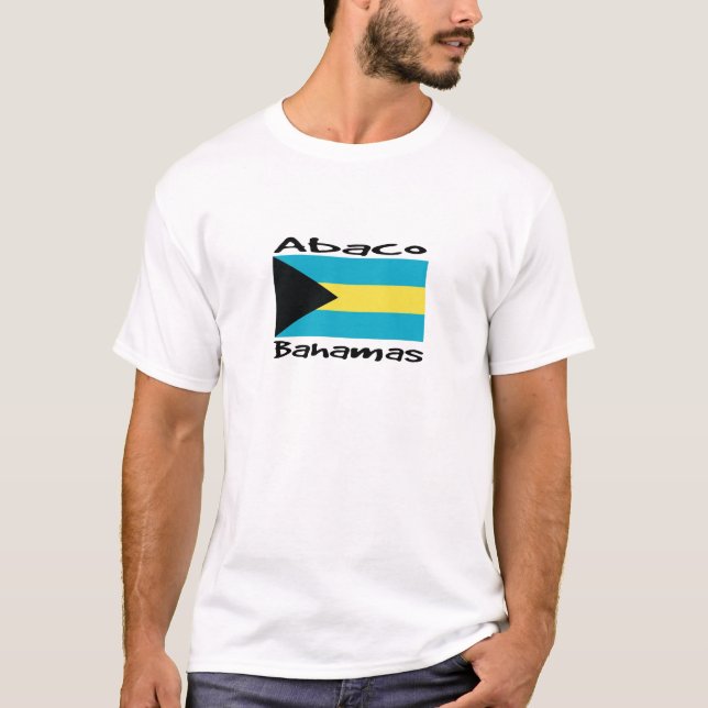 Abaco Bahamas T Shirt (Framsida)