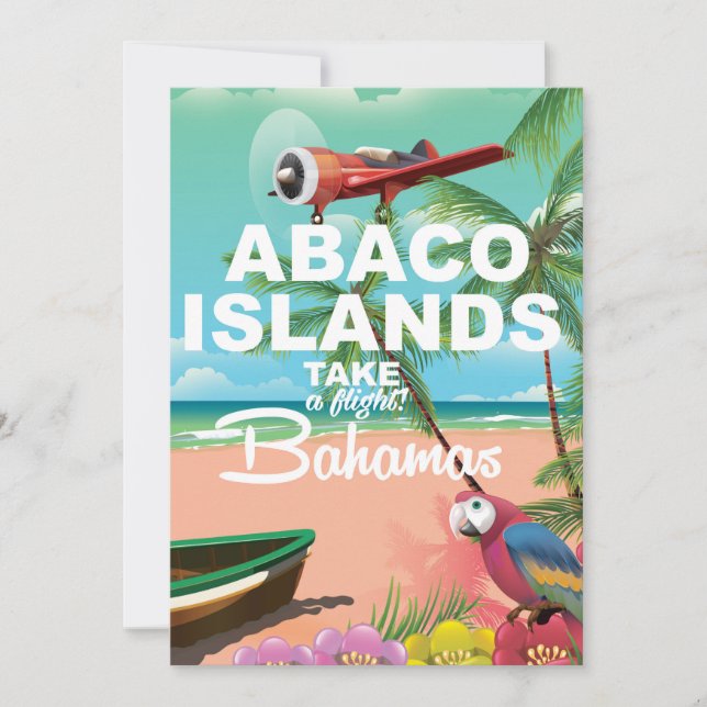 Abaco Islands semester poster (Framsida)