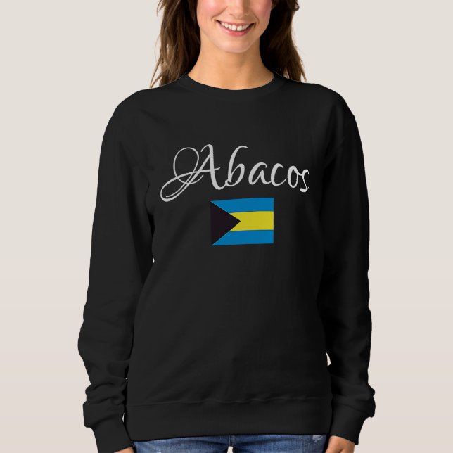 Abacos, National Flag of the Bahamas 1 T Shirt (Framsida)