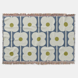 Abacus Flower Led Eyelet White och Blue Filt