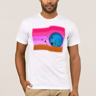 abada för yxa för regnbåge för t shirt