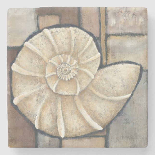 Abalon-Snäcka Underlägg Sten (Framsidan)