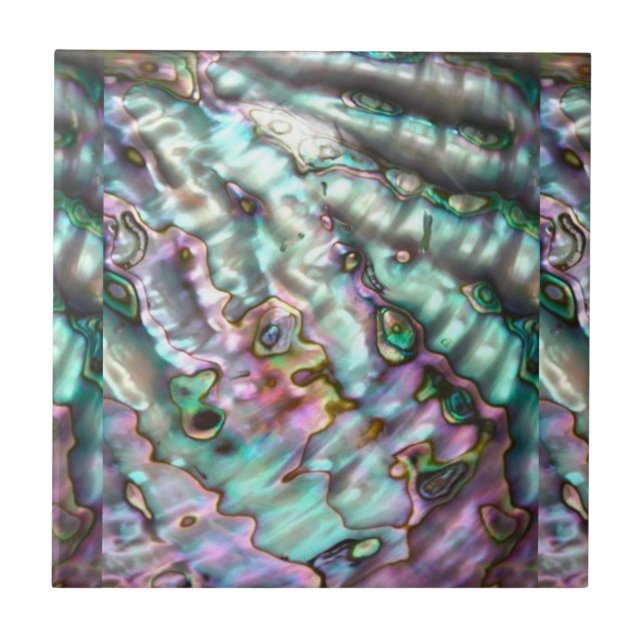 Abalone Ceramic Tile/underlägg Kakelplatta (Framsidan)