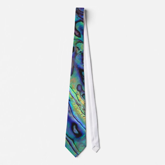 Abalone paua snäcka funky tie slips (Framsida)