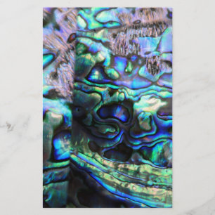 Abalone paua-snäcka, närmare uppgifter brevpapper