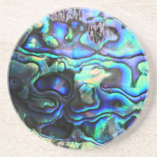 Abalone paua snäcka underlägg (Framsidan)