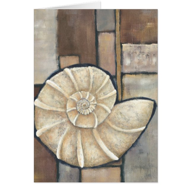 Abalone Snäcka Hälsningskort (Framsidan)