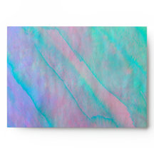 Abalone Snäcka Watercolor mor of pearl Shellfish