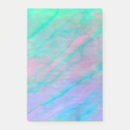 Abalone Snäcka Watercolor mor of pearl Shellfish Post-it Block