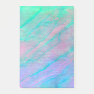 Abalone Snäcka Watercolor mor of pearl Shellfish Post-it Block
