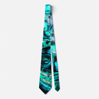 Abalone turkos Neck Tie Slips